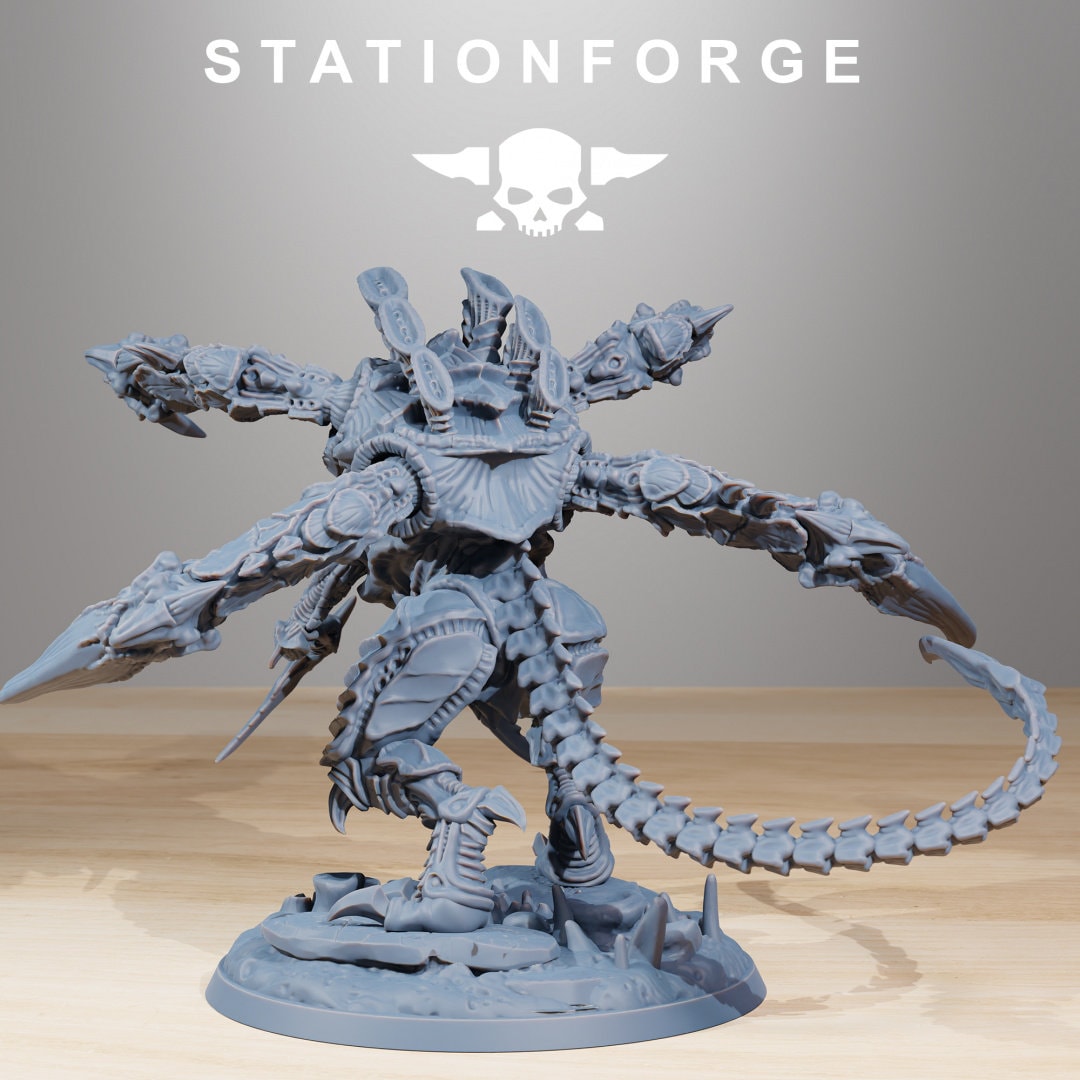 3D Printed Xenarid  Ravage Howler by StationForge Miniatures