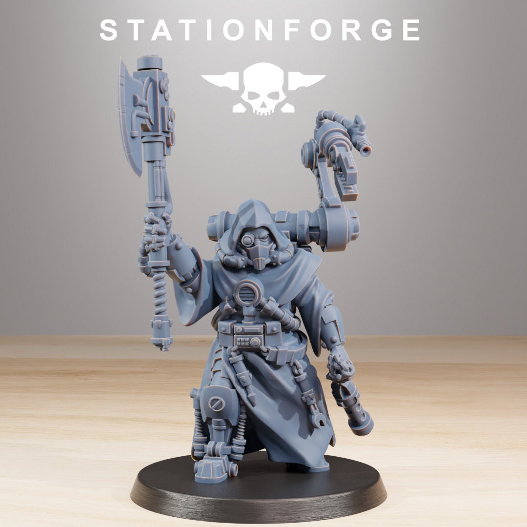 3D Printed Scavenger Commander by StationForge Miniatures