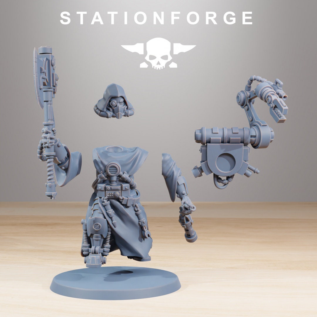 3D Printed Scavenger Commander by StationForge Miniatures