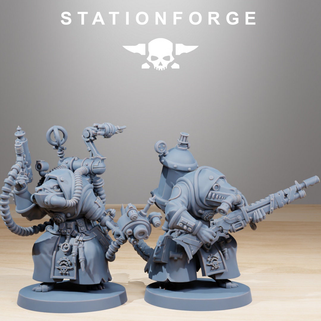 3D Printed Raticus Grunts x10 by StationForge Miniatures