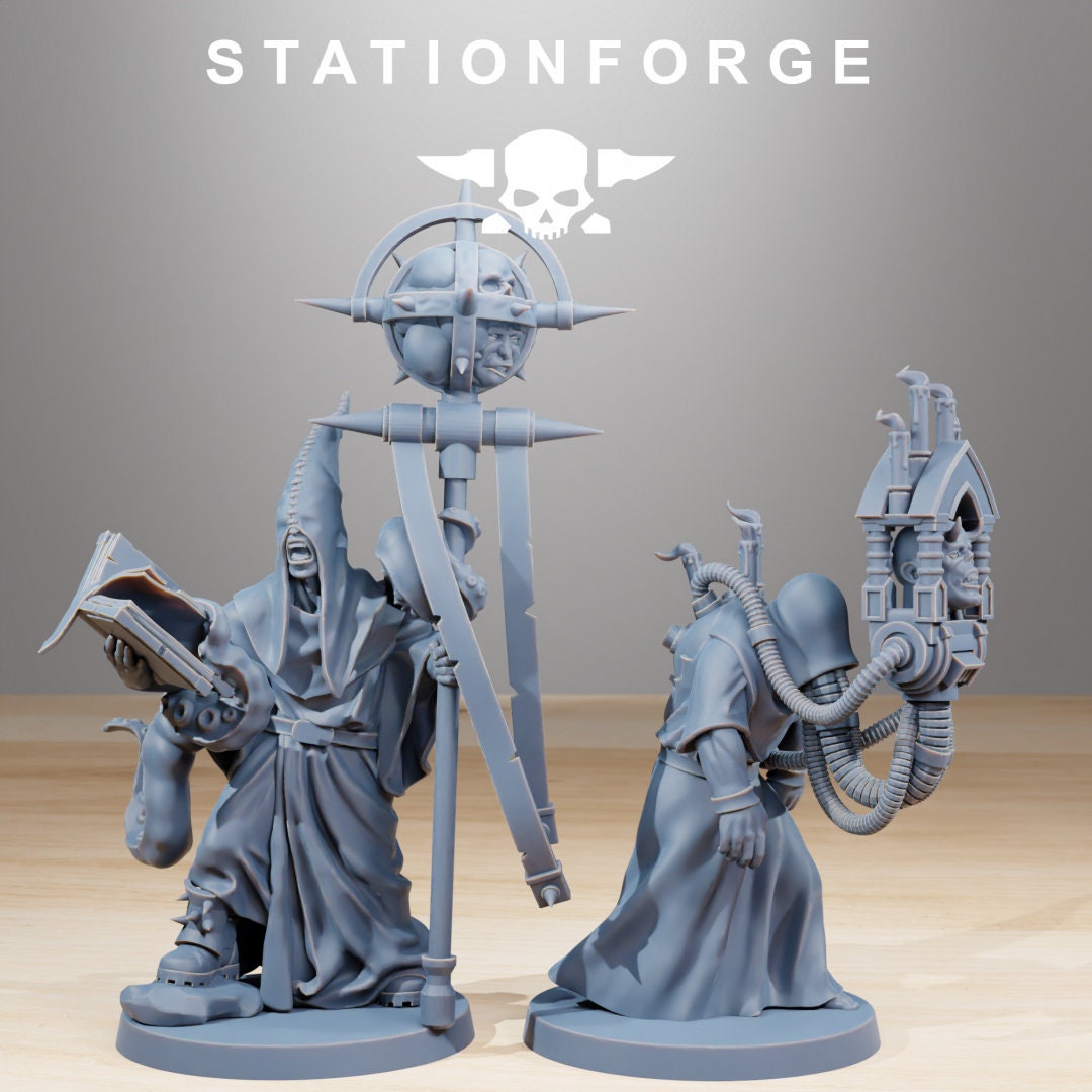 3D Printed Corrupted Guard Fanatics x10 by StationForge Miniatures