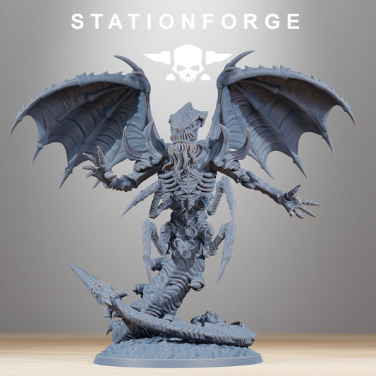 3D Printed Xenarid Wormaak by StationForge Miniatures