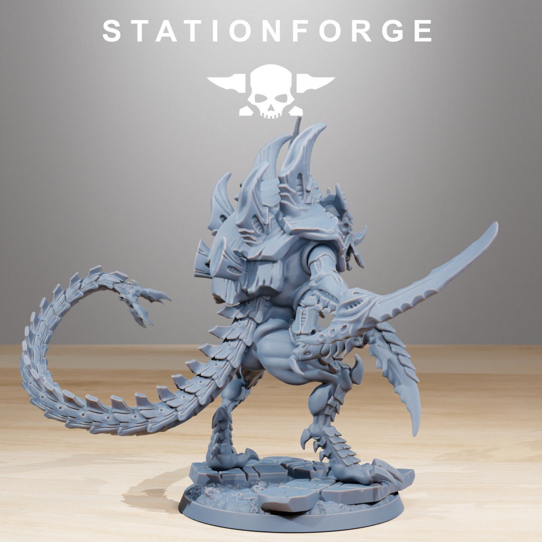 3D Printed Xenarid Nyxar x2 by StationForge Miniatures