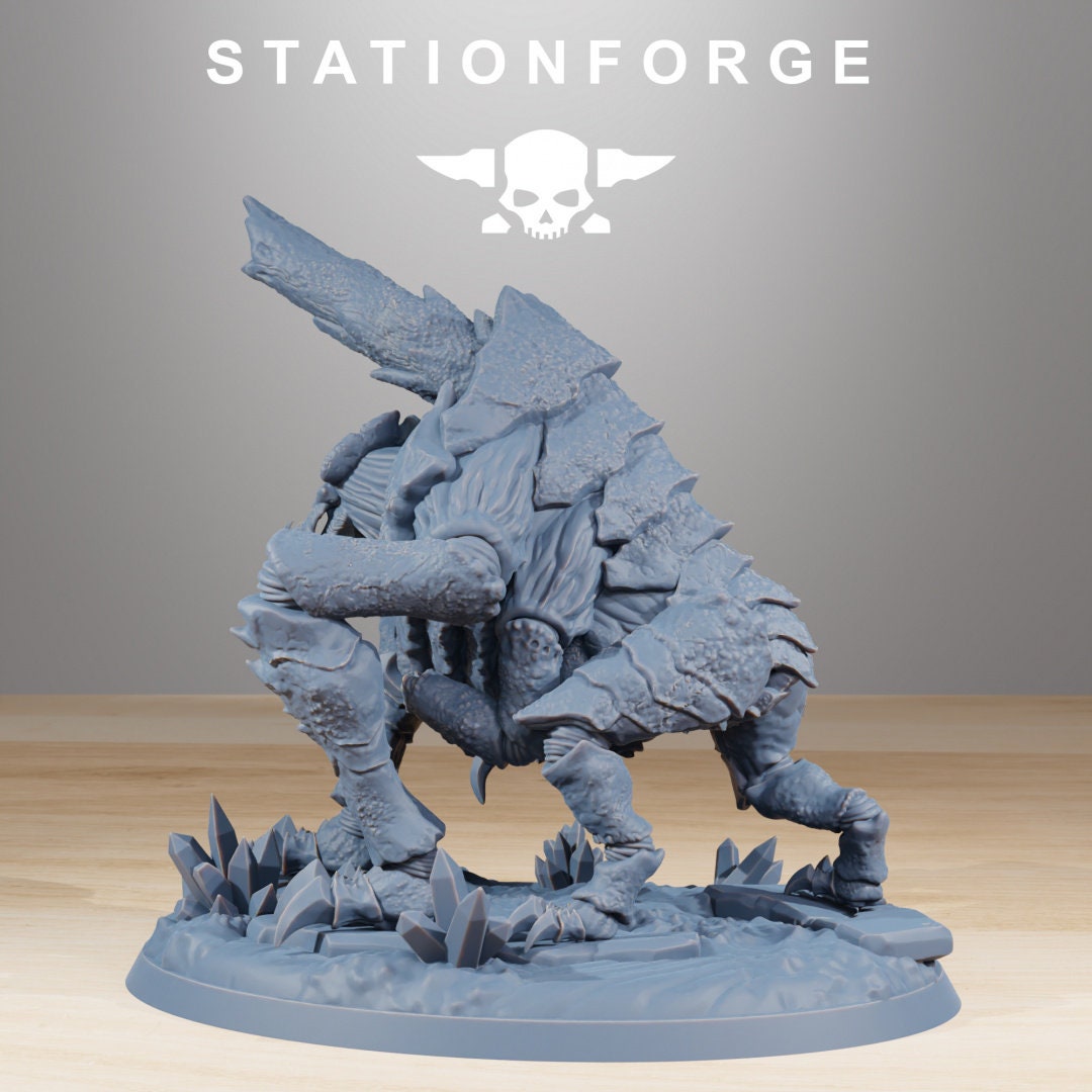 3D Printed Xenarid Fluxus by StationForge Miniatures