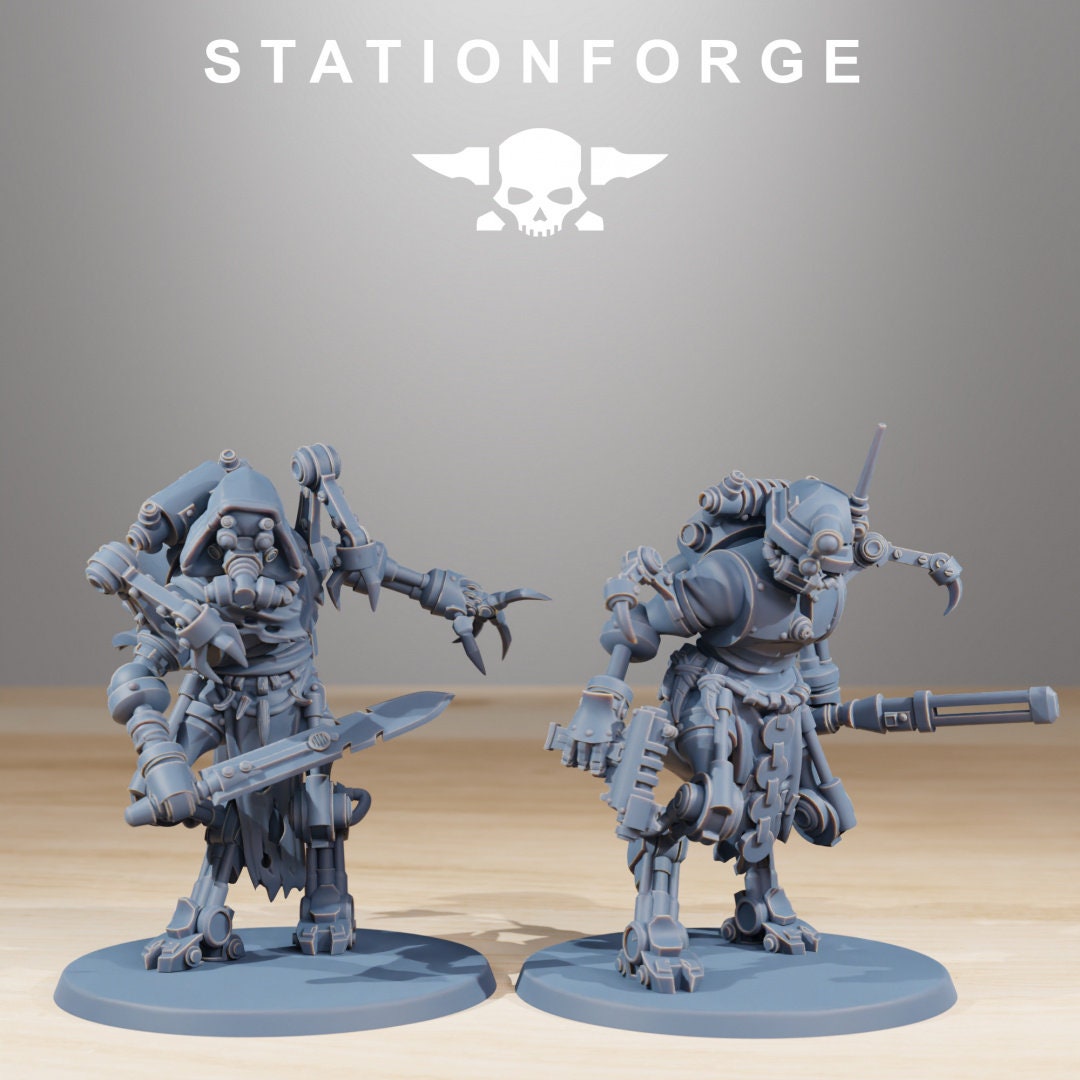 3D Printed Scavenger Runners x10 by StationForge Miniatures