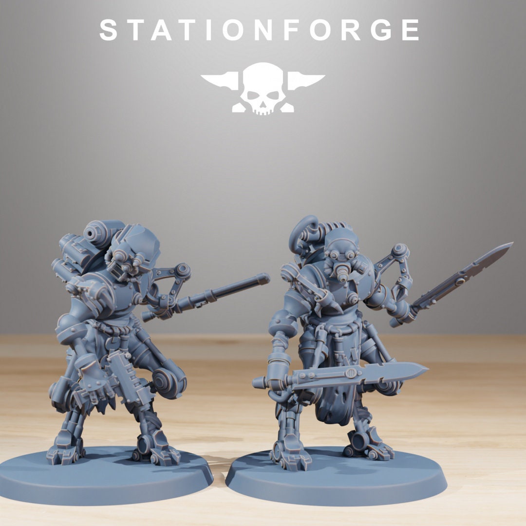 3D Printed Scavenger Runners x10 by StationForge Miniatures