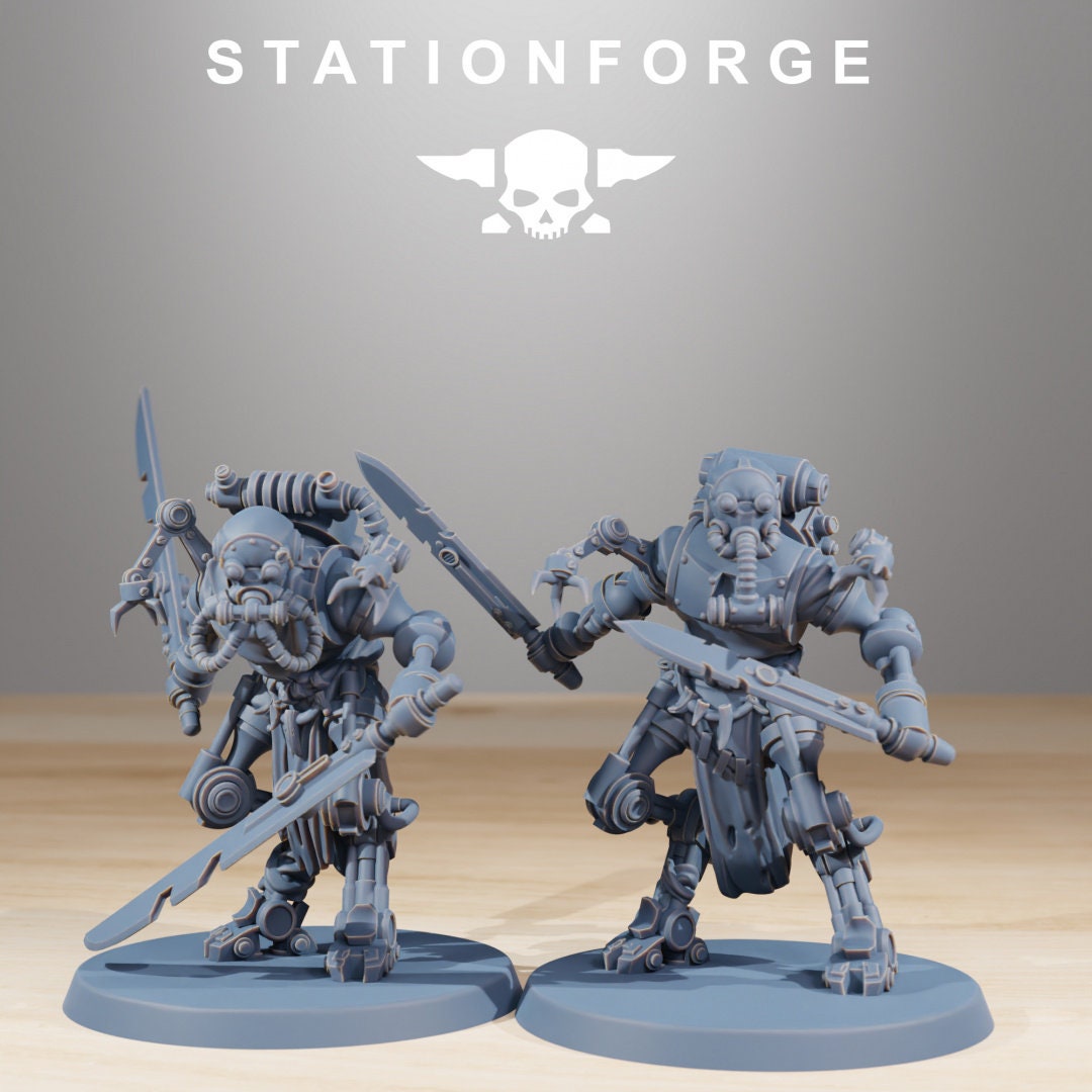 3D Printed Scavenger Runners x10 by StationForge Miniatures