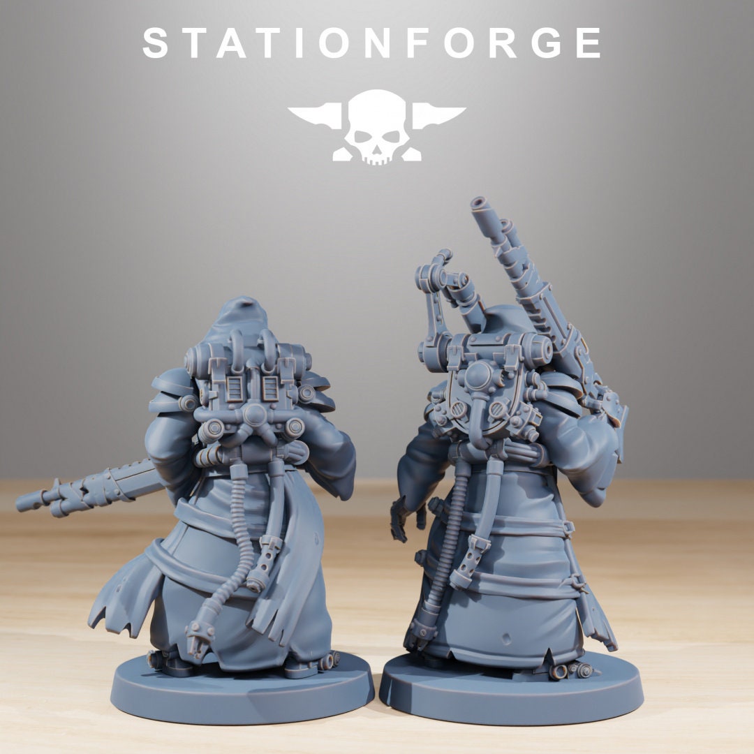 3D Printed Scavenger Cyborgs x10 by StationForge Miniatures