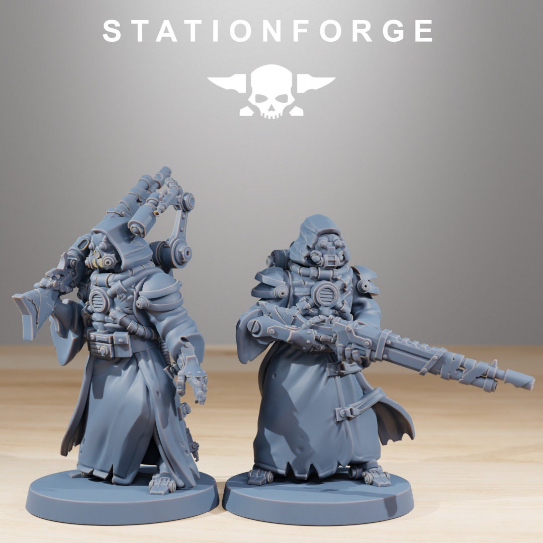 3D Printed Scavenger Cyborgs x10 by StationForge Miniatures