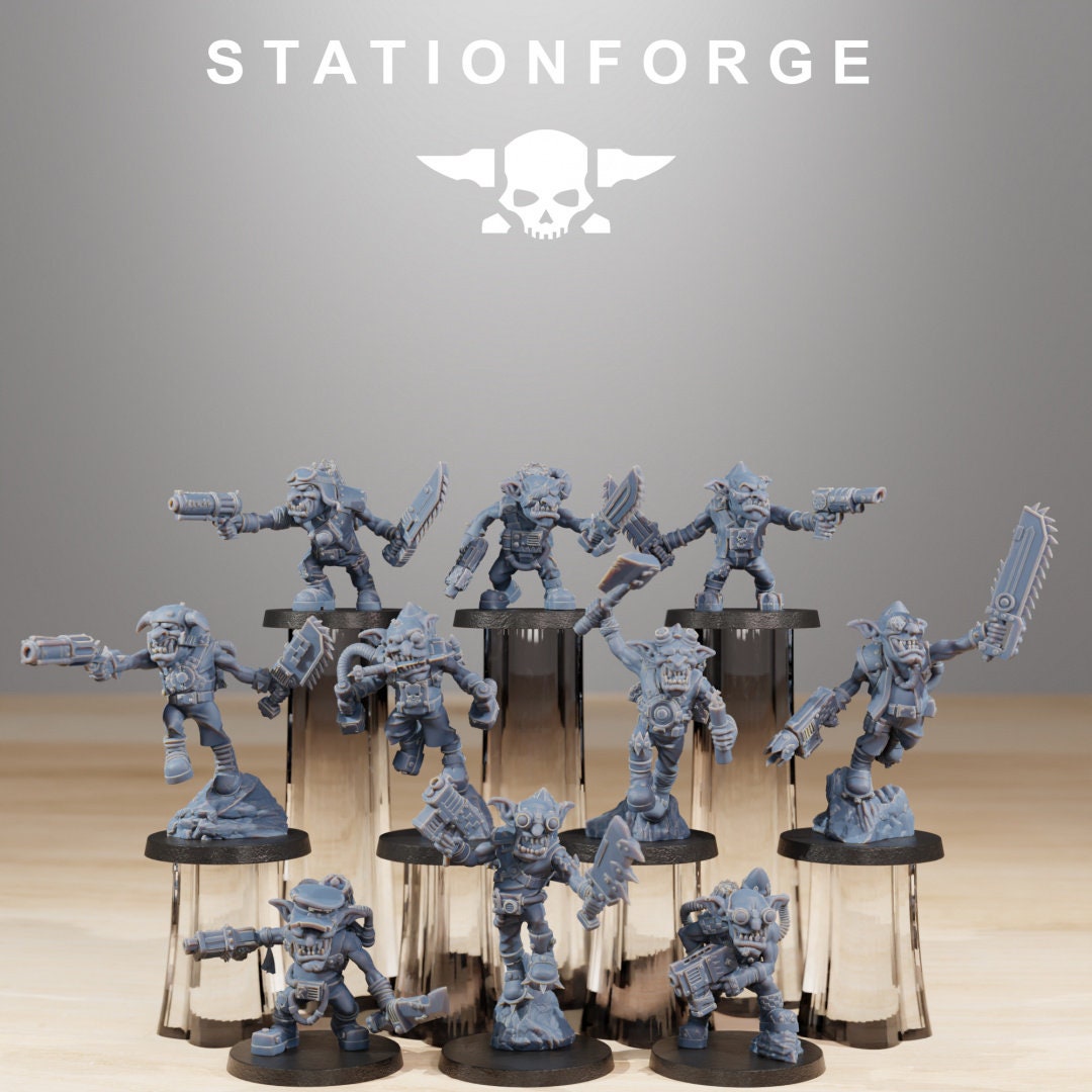 3D Printed Gobs Jesters x10 by StationForge Miniatures – Last Hope ...