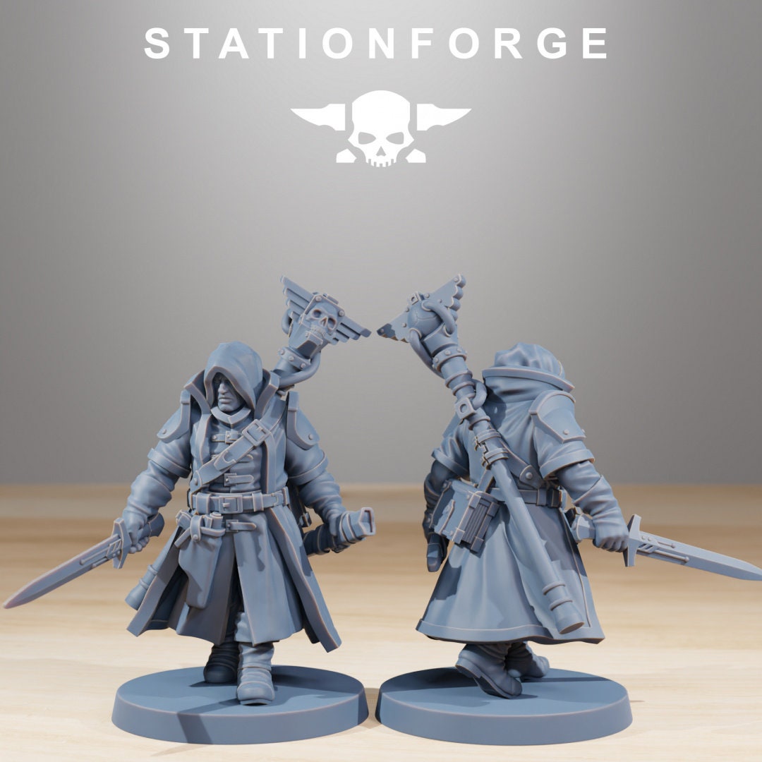 3D Printed National Guard Scholar by StationForge Miniatures