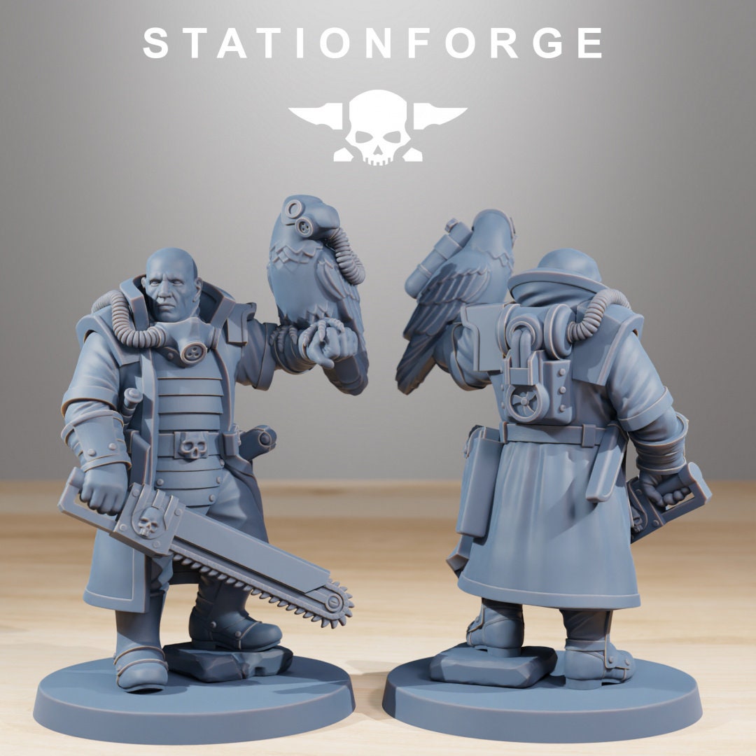 3D Printed National Guard Captain Julius by StationForge Miniatures