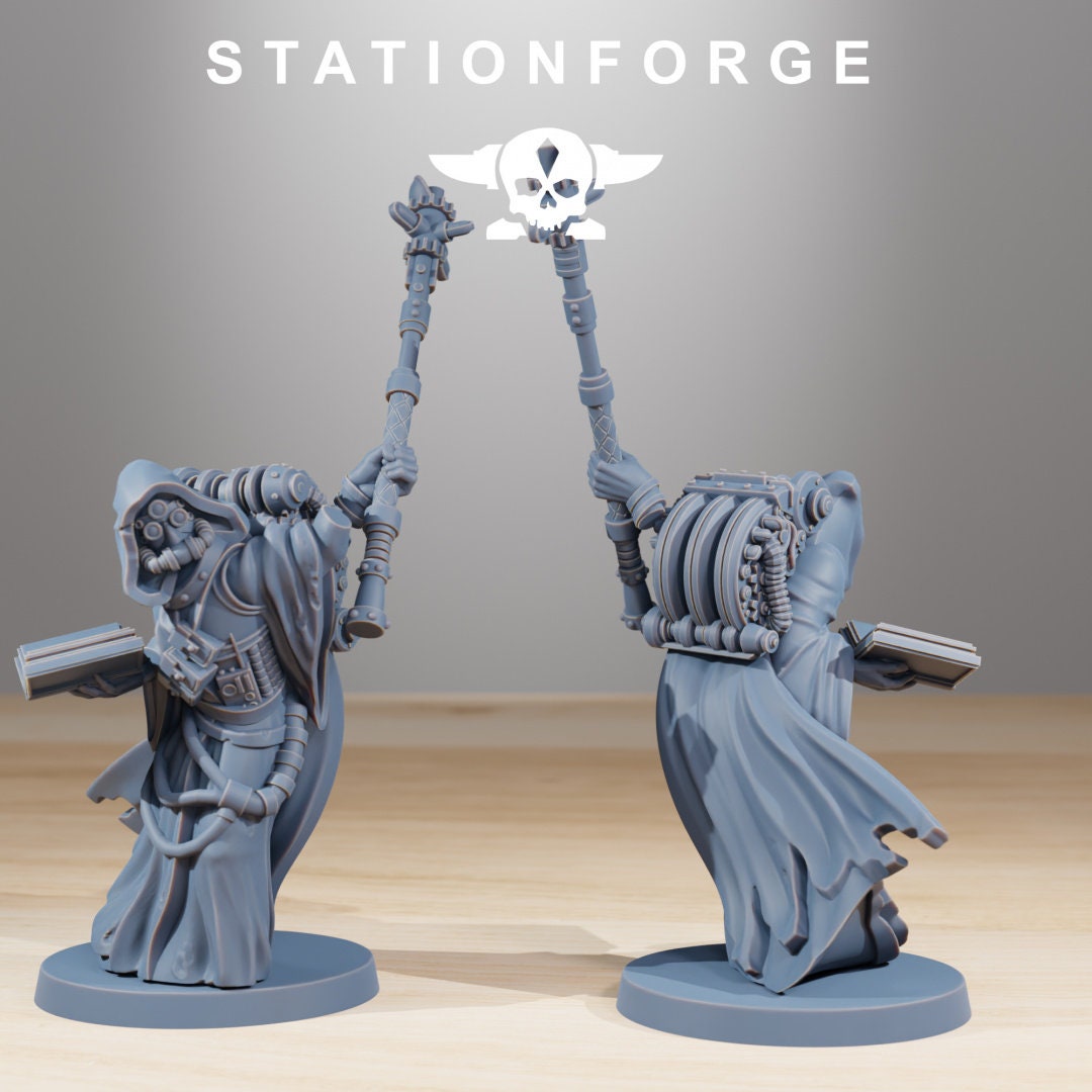 3D Printed Scavenger Cultists x5 by StationForge Miniatures