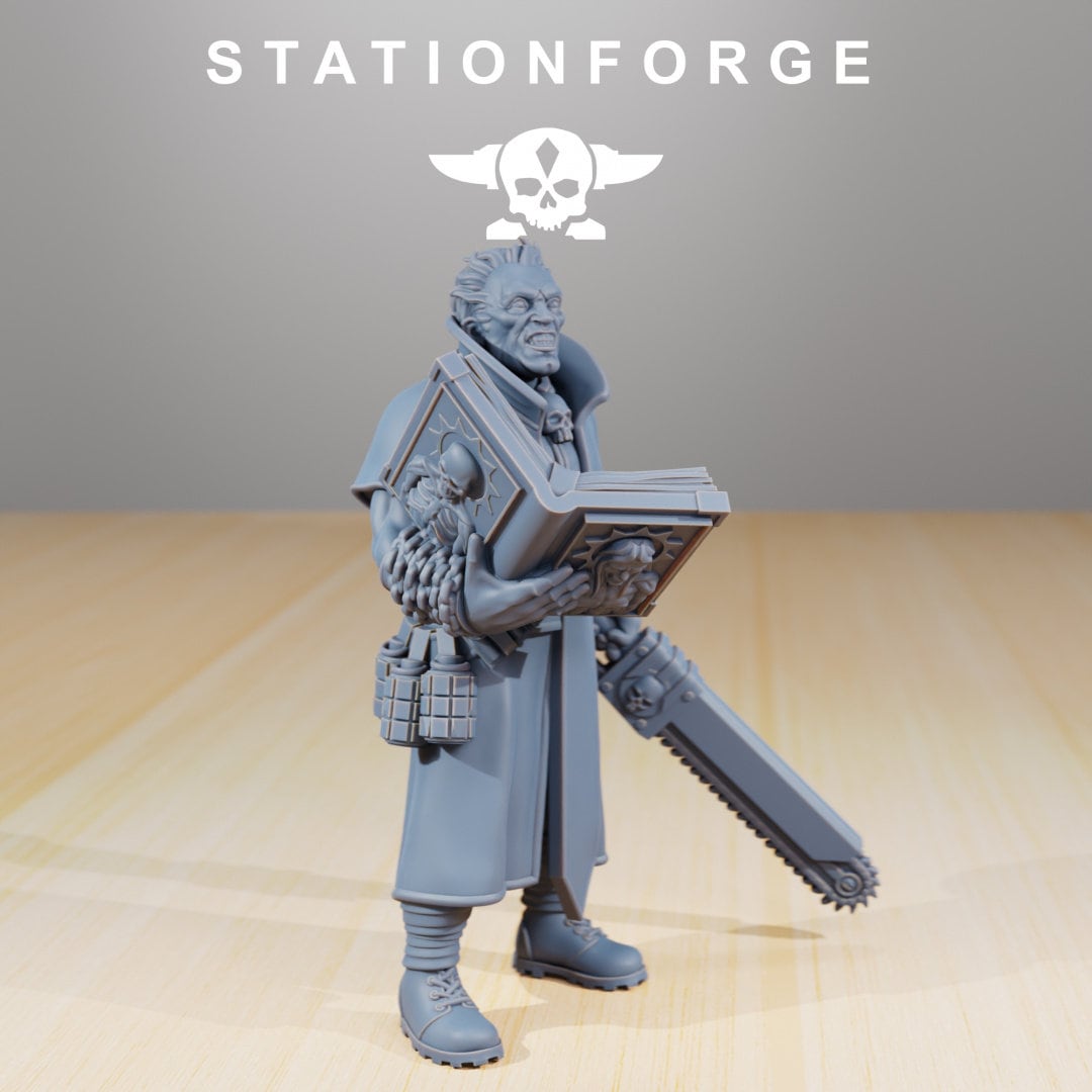 3D Printed GrimGuard Priest by StationForge Miniatures