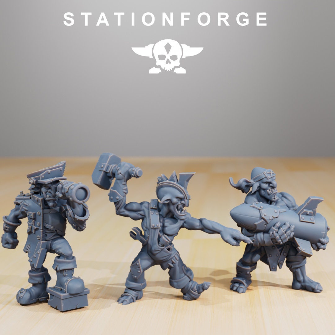 3D Printed Orkaz Mega Steppa by StationForge Miniatures