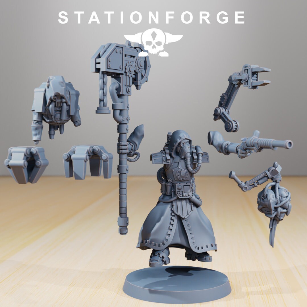 3D Printed Scavenger Scrapper by StationForge Miniatures