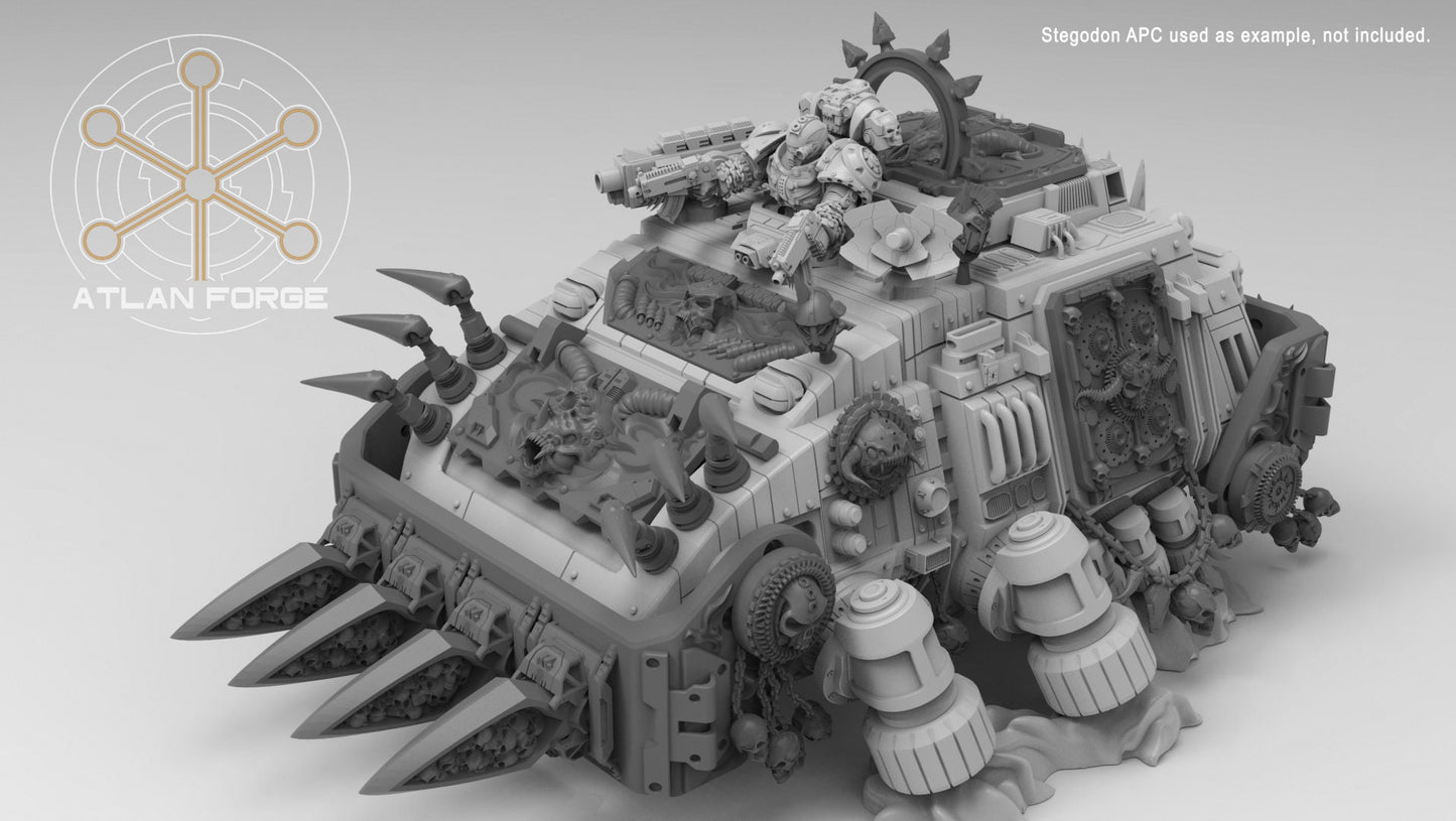 3d Printed Hades Vehicle Ornaments by Atlan Forge Miniatures