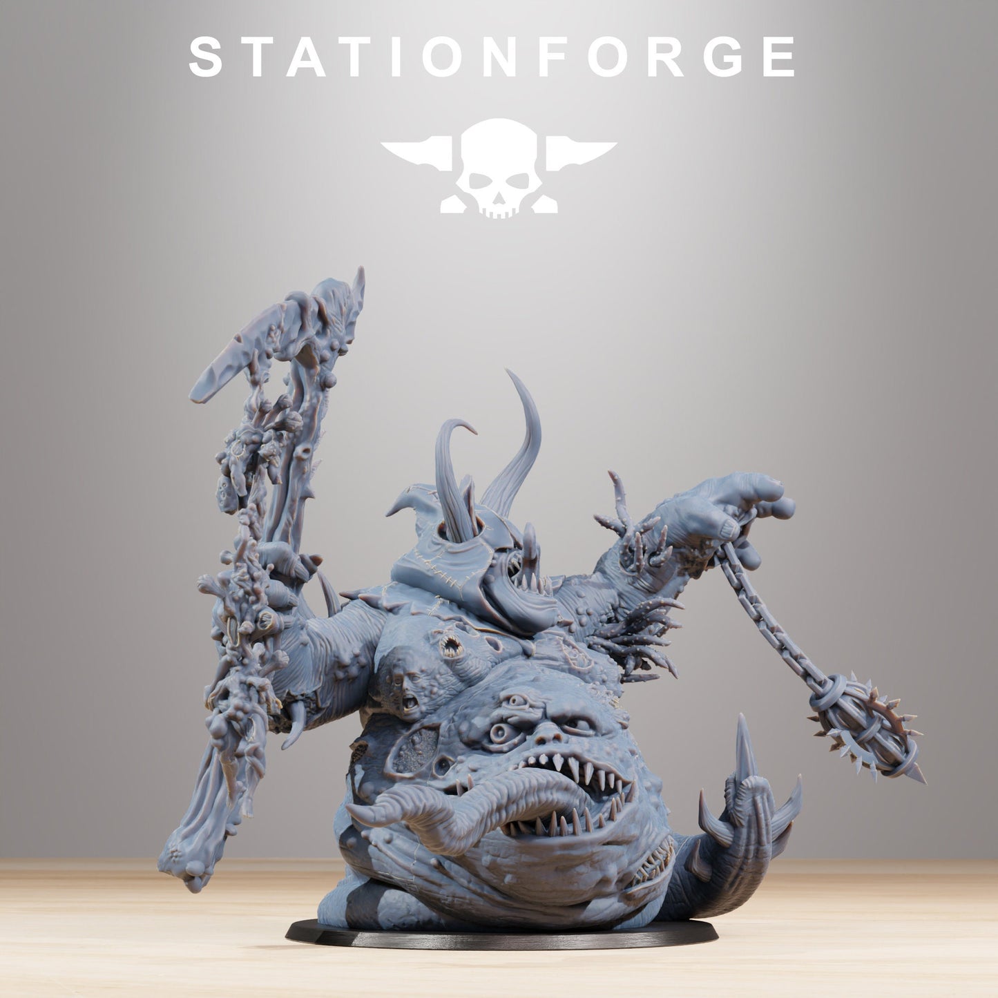 3D Printed Corrupted Guard Sporeus by StationForge Miniatures