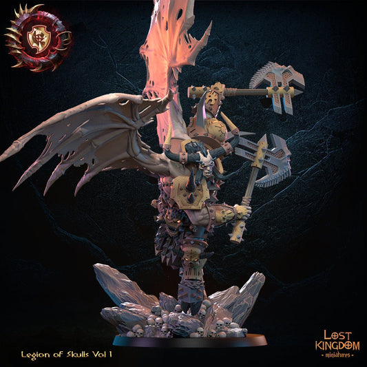 3D Printed Daemon Prince of the Legion by Lost Kingdom Miniatures