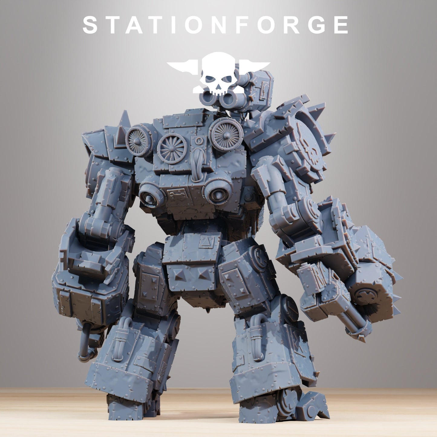 3d Printed Ork Walkantor by StationForge Miniatures