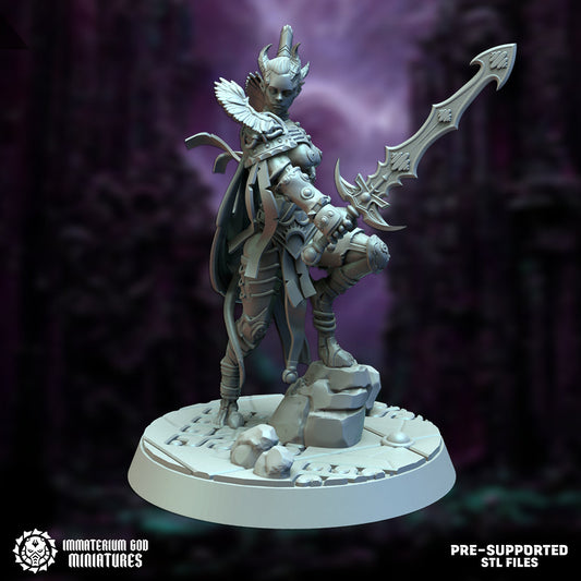 3d Printed Agonathi, Mistress of the Euphoric Scream by Immaterium God Miniatures