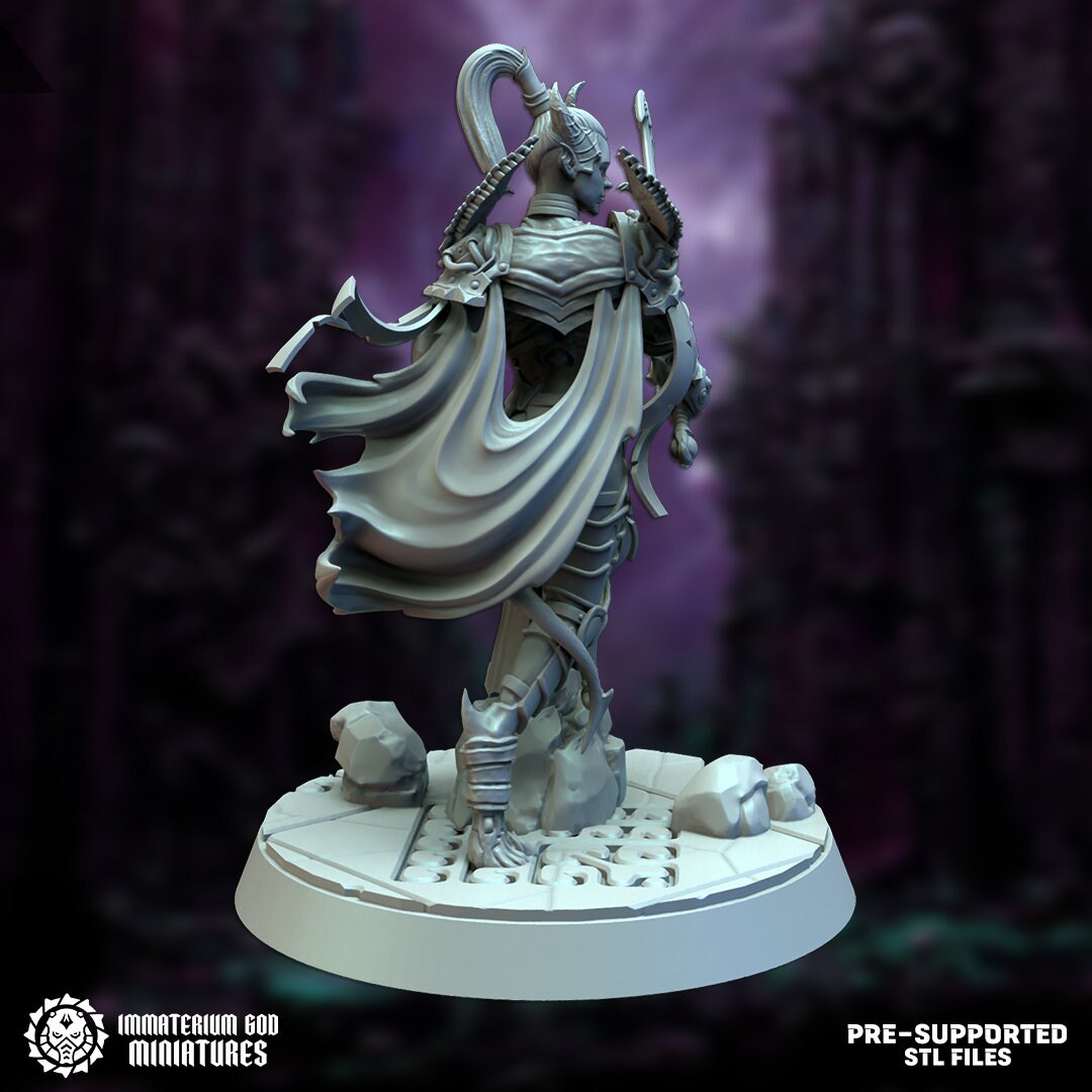 3d Printed Agonathi, Mistress of the Euphoric Scream by Immaterium God Miniatures