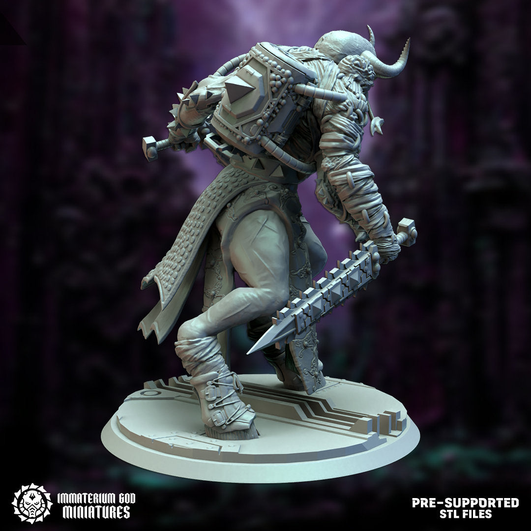 3d Printed Balael, The Surgeon God by Immaterium God Miniatures