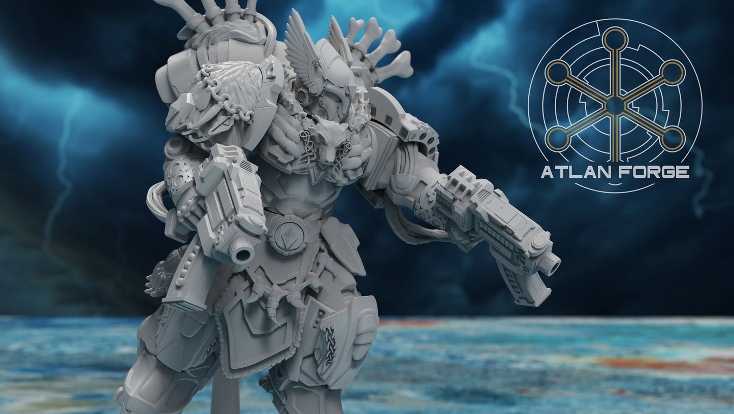 3d Printed Asgardian Storm Aegis x3 by Atlan Forge Miniatures