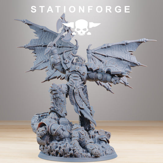 3D Printed Corrupted Archon by StationForge Miniatures