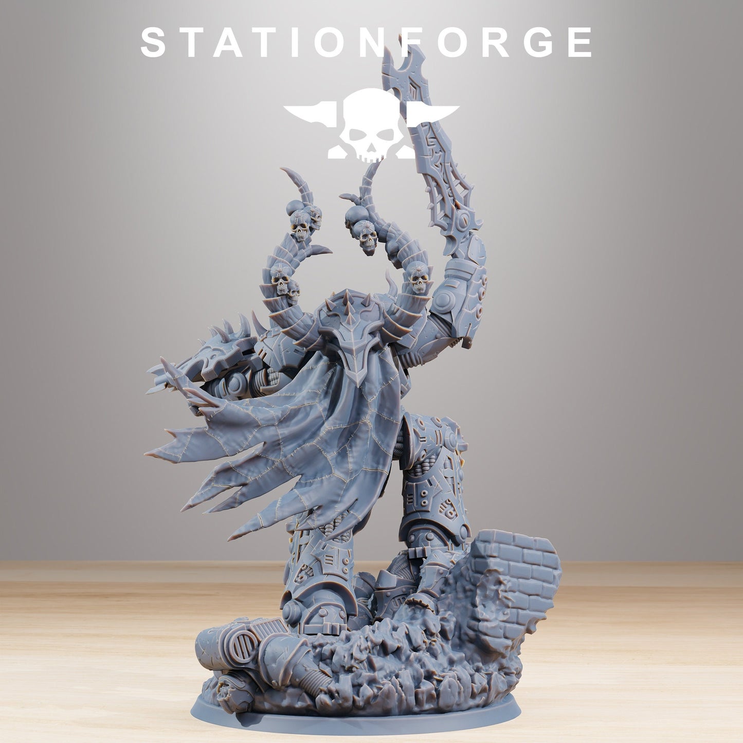 3D Printed Corrupted Archon by StationForge Miniatures