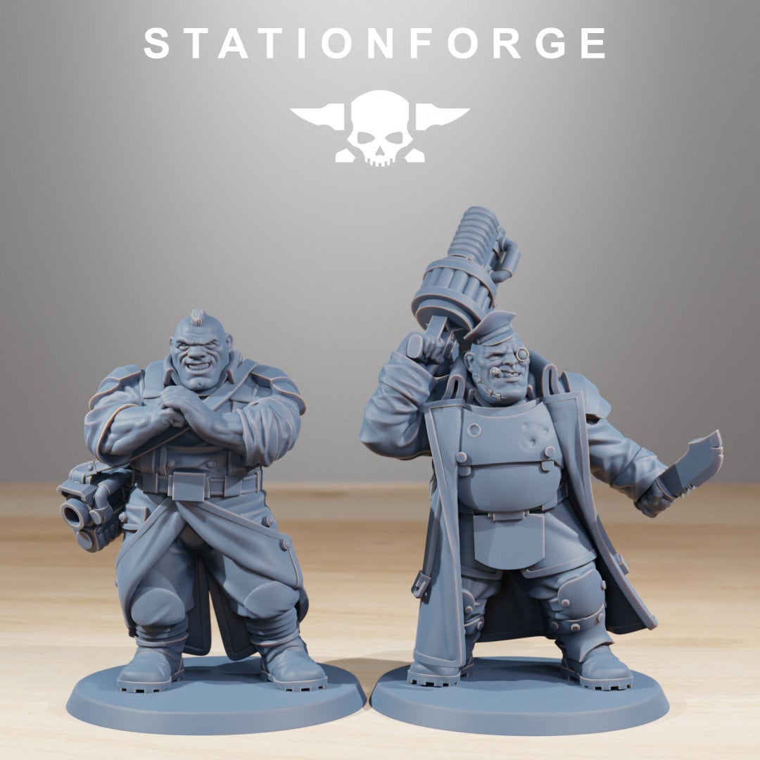 3D Printed GrimGuard Mutants x10 by StationForge Miniatures