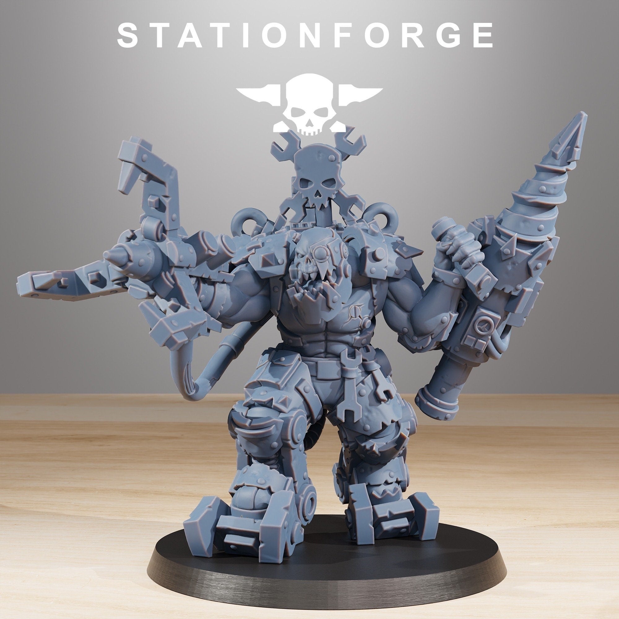 3D Printed Orkaz Exo Boss by StationForge Miniatures – Last Hope Miniatures