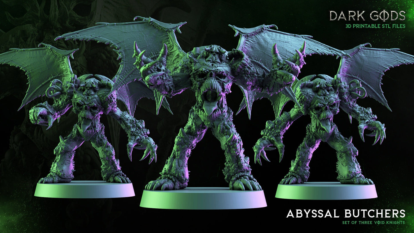 3D Printed Abyssal Lord by Dark Gods Miniatures