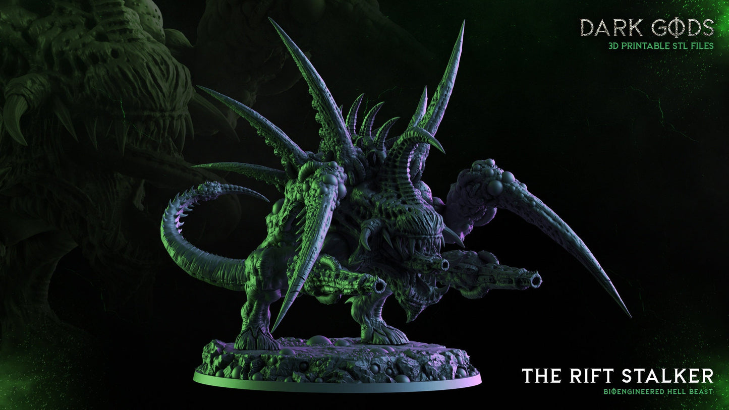 3D Printed Rift Stalker by Dark Gods Miniatures