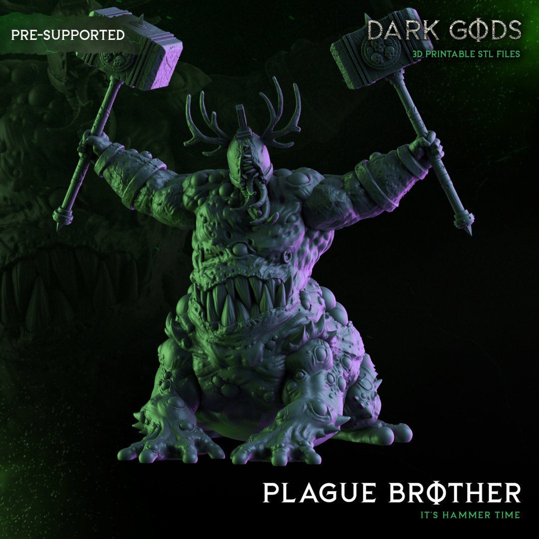 3D Printed Plague Brother Fury by Dark Gods Miniatures