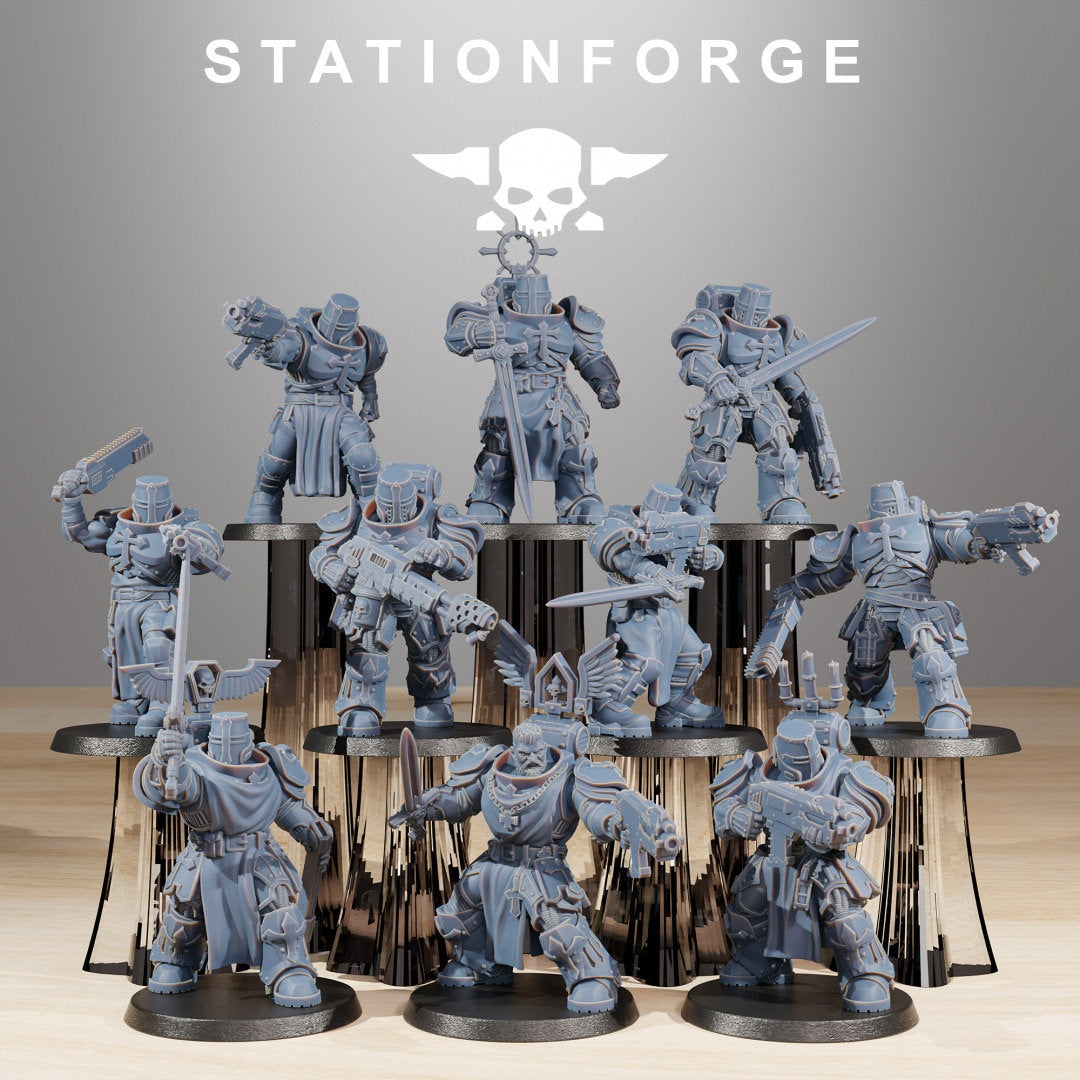 3D Printed Socratis Zealots x10 by StationForge Miniatures