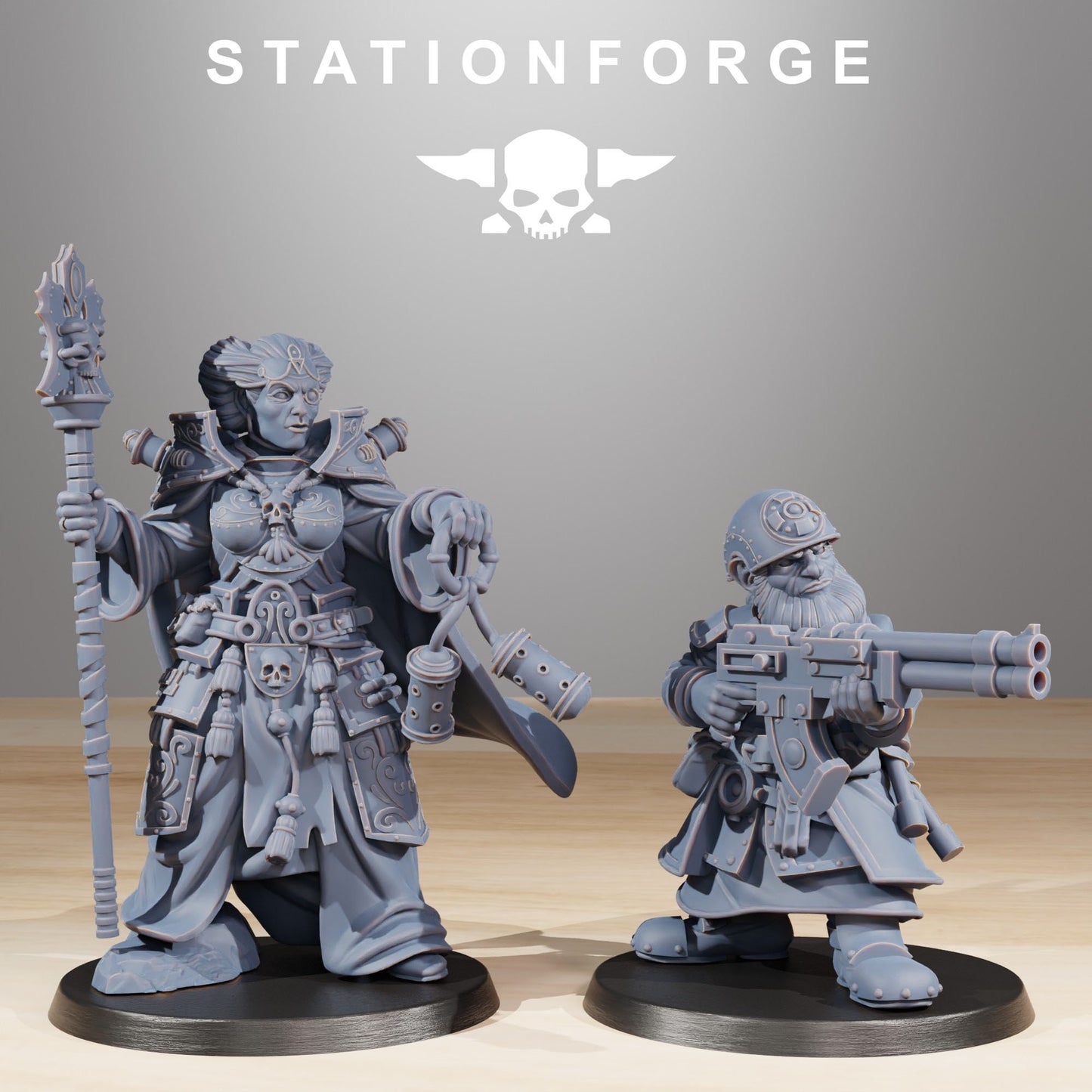 3D Printed RoyalGuard Elites by StationForge Miniatures