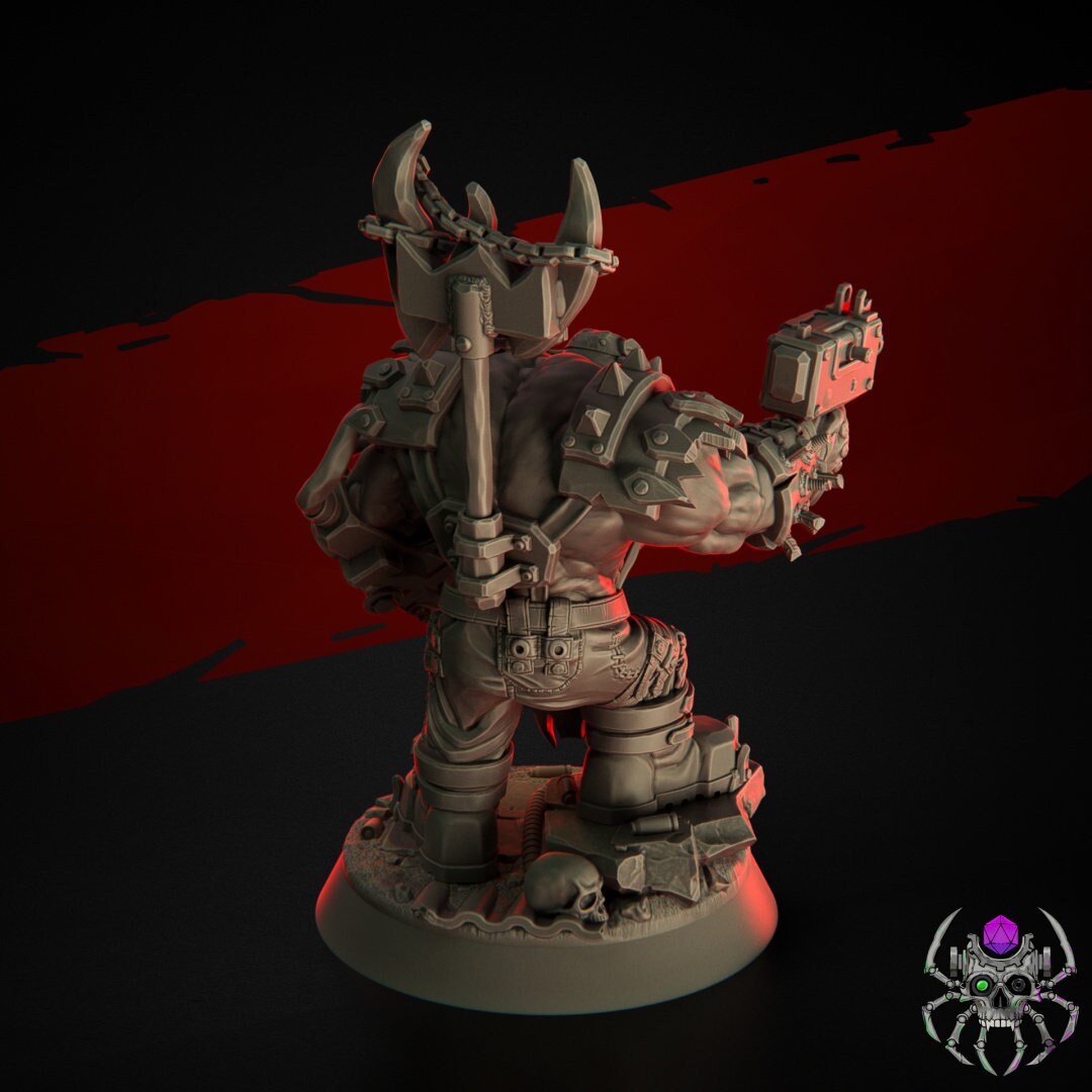 3D Printed Ork Wasteland Marauders x9 by EightLegsMiniatures