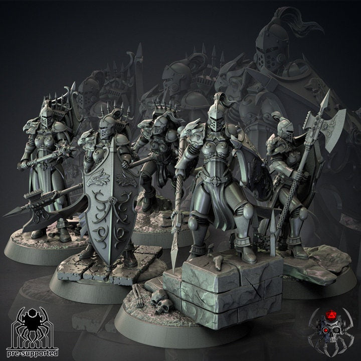 3D Printed Widows of Heaven Squad by EightLegsMiniatures