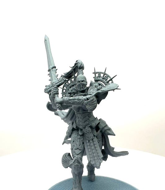 3D Printed Angry Paladin by 3DArtGuy Miniatures