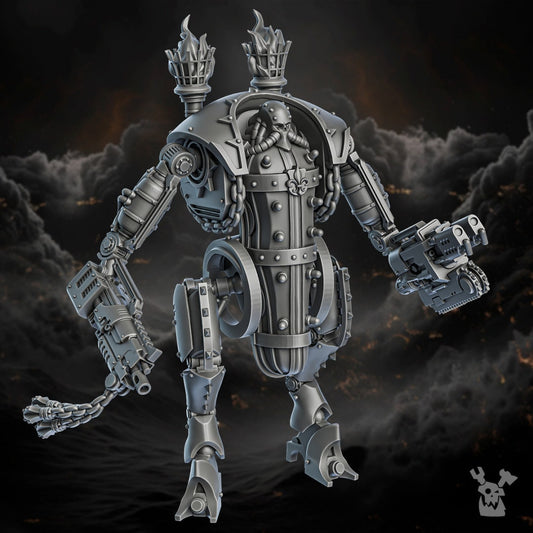 3d Printed Ironpain Engine by DakkaDakka Miniatures