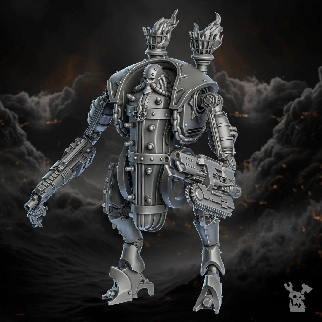 3d Printed Ironpain Engine by DakkaDakka Miniatures