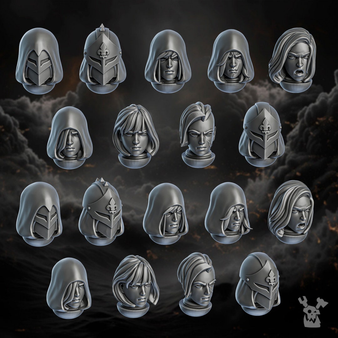 3d Printed Sisters of Minor Guilt x7 by DakkaDakka Miniatures