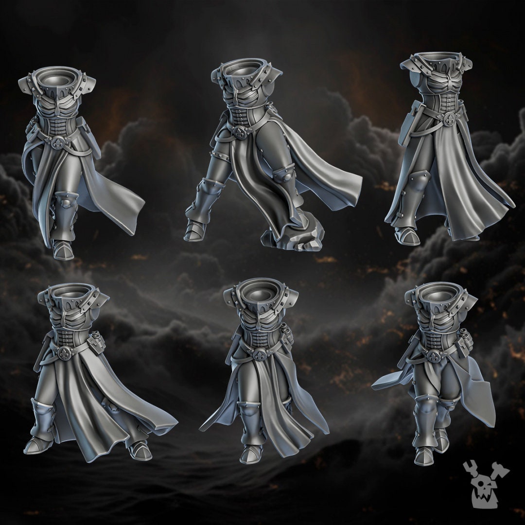 3d Printed Sisters of Minor Guilt x7 by DakkaDakka Miniatures