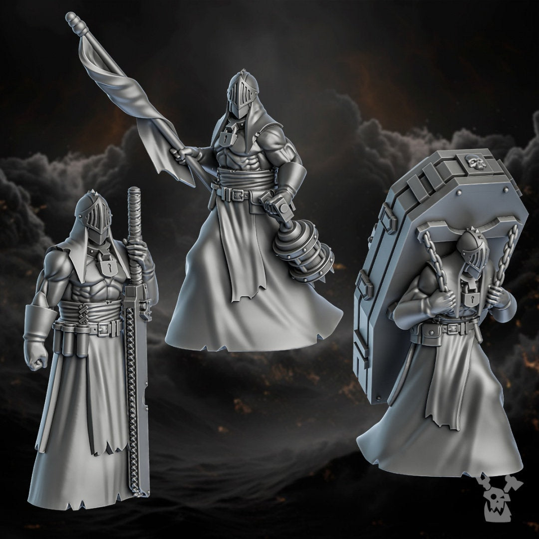 3d Printed Processionals of the Order by DakkaDakka Miniatures