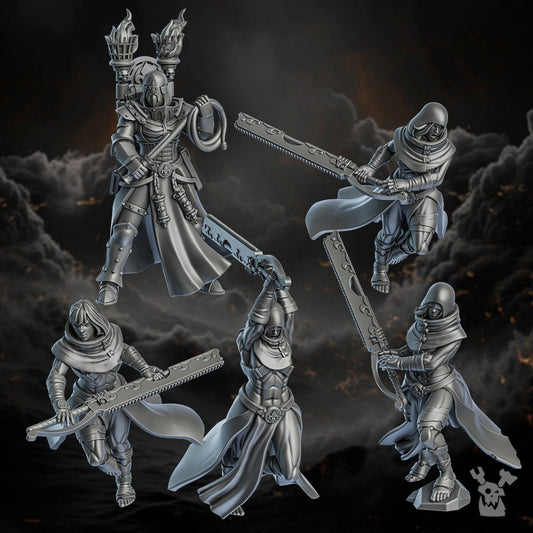 3d Printed Redeemers Sister Squad by DakkaDakka Miniatures