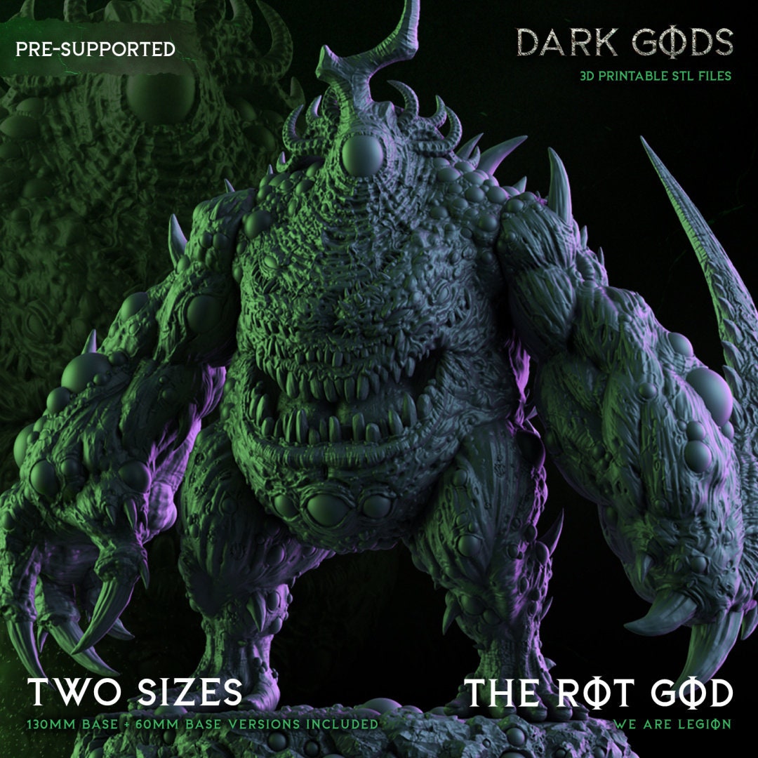 3D Printed The Rot God by Dark Gods Miniatures