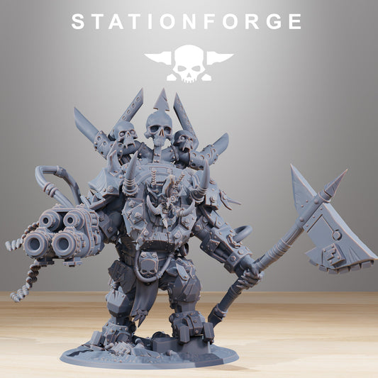 3D Printed Orkaz Troll Boss by StationForge Miniatures