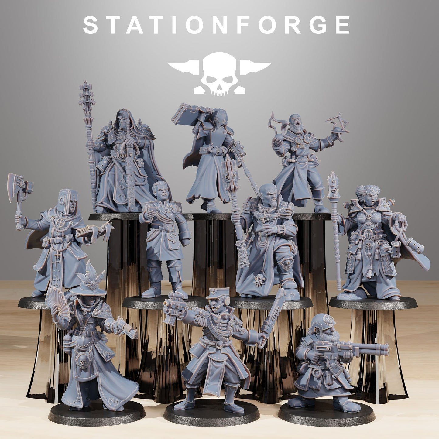 3D Printed RoyalGuard Elites by StationForge Miniatures