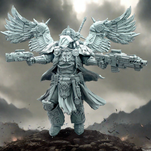 3D Printed Cowled Angel by 3DArtGuy Miniatures